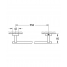 Держатель для банного полотенца GROHE Essentials Cube, 600 мм, суперсталь 