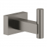Крючок для банного халата GROHE Essentials Cube, темный графит матовый 