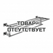 Полка для полотенец с дополнительной горизонтальной штангой GROHE Essentials Cube, 600 мм, темный графит матовый 