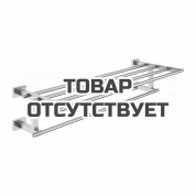 Полка для полотенец с дополнительной горизонтальной штангой GROHE Essentials Cube, 600 мм, cуперсталь 