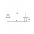 Ручка для ванной, GROHE Essentials Cube, хром
