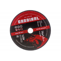 Диск отрезной по металлу Cardinal Red 76x1x10.5 мм, 5 шт.