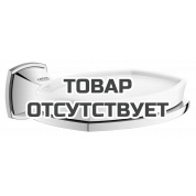 Мыльница керамическая GROHE Grandera с держателем, хром/золото 