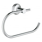 Держатель для туалетной бумаги GROHE Essentials Authentic, без крышки, хром 
