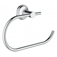 Держатель для туалетной бумаги GROHE Essentials Authentic, без крышки, хром 