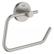 Держатель для туалетной бумаги GROHE Essentials без крышки, суперсталь 