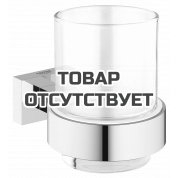 Стакан с держателем, GROHE Essentials Cube, хром (40755001)