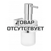 Дозатор жидкого мыла с держателем GROHE Essentials Cube, хром 