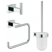 Набор аксессуаров 3 в 1, GROHE Essentials Cube, хром