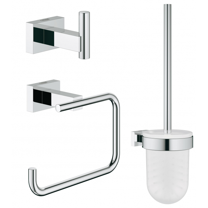 Набор аксессуаров 3 в 1, GROHE Essentials Cube, хром