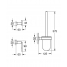 Набор аксессуаров 3 в 1, GROHE Essentials Cube, хром