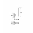 Держатель для запасного рулона туалетной бумаги GROHE Selection Cube, хром 