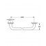Ручка для ванной GROHE Essentials, 600 мм, суперсталь 