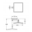Зеркало косметическое GROHE Selection Cube 