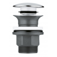 Сливной нажимной гарнитур, GROHE, хром 