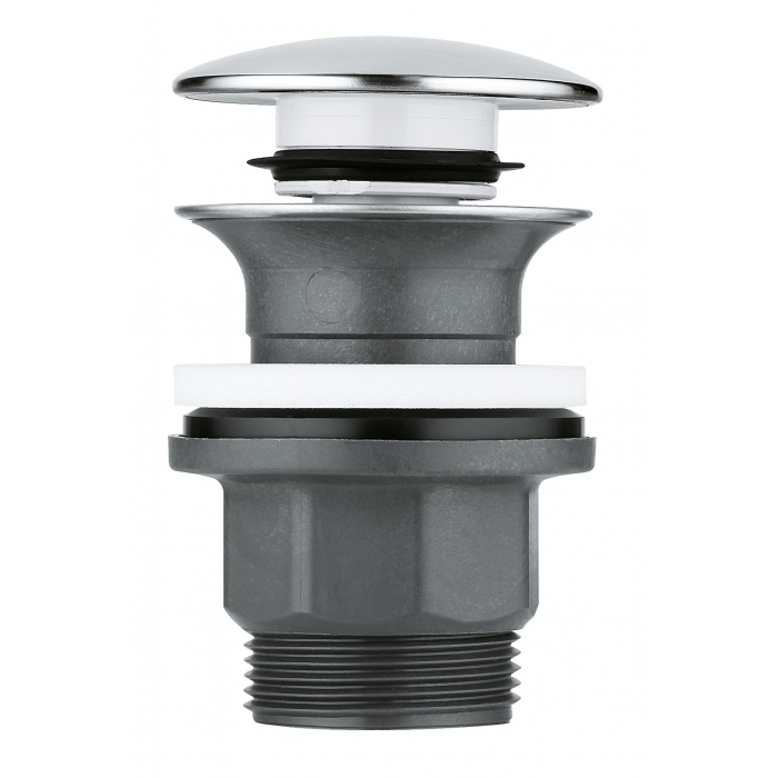 Сливной нажимной гарнитур, GROHE, хром 