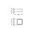 Держатель, GROHE Selection Cube, хром