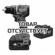 Аккумуляторная компактная дрель-шуруповерт Milwaukee M18 BLDDRC-402C