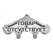Двойной вентиль GROHE Eggeman Einfach, хром 