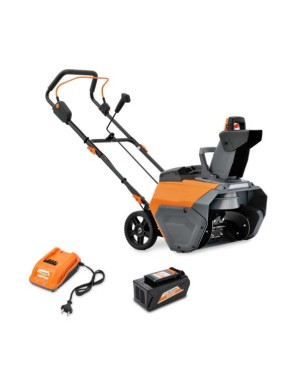 Снегоуборщик аккумуляторный Villartec WA4051 SET: AM405+AC405