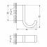 Крючок GROHE Selection, хром 