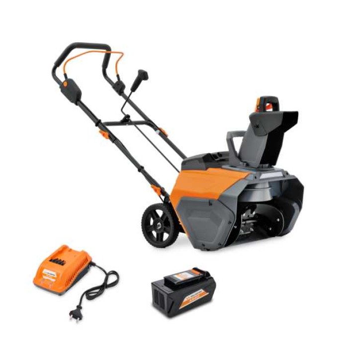 Снегоуборщик аккумуляторный Villartec WA4051 SET: AM408 + AC402