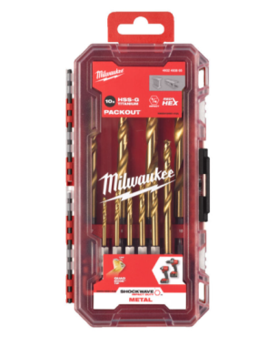 Набор сверл по металлу Milwaukee RedHEX&trade; HSS-TiN набор 10ед. (3-10мм) GEN II