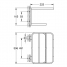 Полочка для полотенец GROHE Selection, суперсталь 