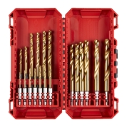Набор сверл по металлу Milwaukee RedHEX&trade; HSS-TiN набор 19ед. (2-10мм) GEN II