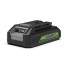 Комплект: Пила цепная аккумуляторная GREENWORKS GD24CS15 24V без АКБ и ЗУ мини + Аккумулятор G24B2 + Зарядное устройство G24UC2, 24 В