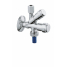 Вентиль угловой GROHE комбинированный 3/8х3/8″ для подключения смесителей, хром 
