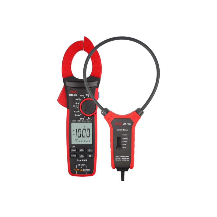 Токоизмерительные клещи RGK CM-30 + Токовый датчик CM-Flex + поверка