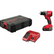 Аккумуляторная компактная дрель-шуруповерт Milwaukee M18 BLDDRC-201X