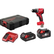 Аккумуляторная компактная дрель-шуруповерт Milwaukee M18 BLDDRC-422X