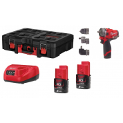 Аккумуляторная ударная дрель субкомпактная Milwaukee M12 FUEL FPDXKITP-202X