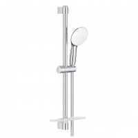 Душевой гарнитур GROHE Tempesta 110 2jet со штангой 60 см и полочкой, хром