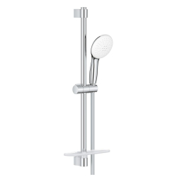 Душевой гарнитур GROHE Tempesta 110 2jet со штангой 60 см и полочкой, хром