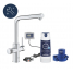 Смеситель для кухонной мойки GROHE Blue Pure Minta с функцией фильтрации, с фильтром в комплекте, хром