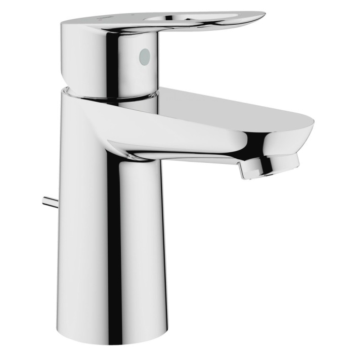 Смеситель для раковины GROHE BauLoop с донным клапаном, хром (23335000)
