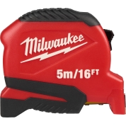Рулетка футовая Milwaukee Compact II 5м-16фт / ширина 25 мм