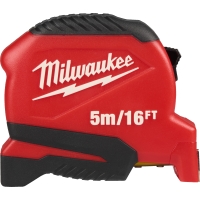 Рулетка футовая Milwaukee Compact II 5м-16фт / ширина 25 мм