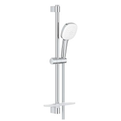 Душевой гарнитур GROHE Tempesta Cube 110 с мыльницей, 2 режима струи, душевая штанга 600 мм, 13,5 л/мин, хром