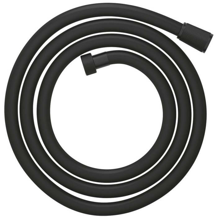 Душевой шланг GROHE Silverflex 1750 мм, с защитой от перекручивания, фантомный черный
