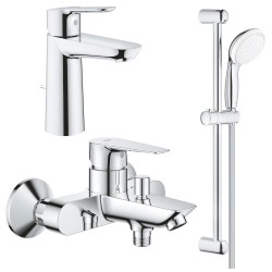 Готовый комплект для ванной комнаты GROHE BauEdge, хром (1000180)