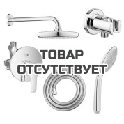 Душевая система GROHE Eurosmart со смесителем для душа, хром (129187)