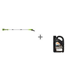 Высоторез-сучкорез аккумуляторный G-MAX 40V GREENWORKS G40PSF + масло  для цепи в подарок!