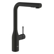 Смеситель для кухни GROHE Essence с вытяжным изливом 2jet, фантомный черный (30504KF0)