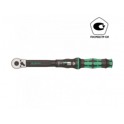 Динамометрический ключ WERA Click-Torque B 2 с трещоткой с реверсом, 3/8" X 20-100 Nm