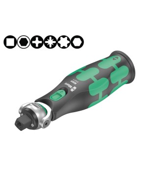 Отвертка с трещоткой и битами WERA 8009 Zyklop Pocket Set 1, 13 предметов 004280