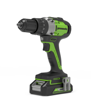 Шуруповерт аккумуляторный Ударный 24V GREENWORKS GD24DD60 с АКБ 2АЧ и ЗУ